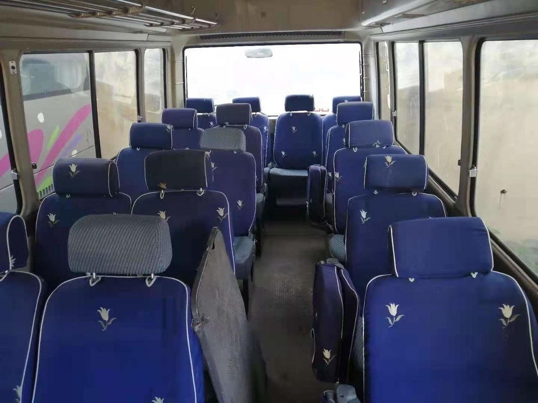 Drive Tangan Kanan Bus Coaster Bekas Merek Toyota 23/29 kursi Mesin Kilometer 1hz Rendah