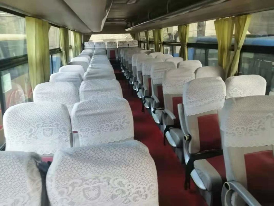 54 Kursi 2010 Tahun Bekas Yutong Bus ZK6112D Diesel Front Engine LHD Driver Steering No Accident