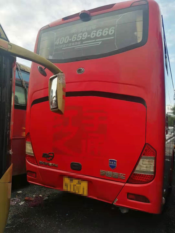 54 Kursi Bekas Yutong ZK6127H Bus Bekas Coach Bus 2011 Tahun Mesin Diesel Dalam Kondisi Baik