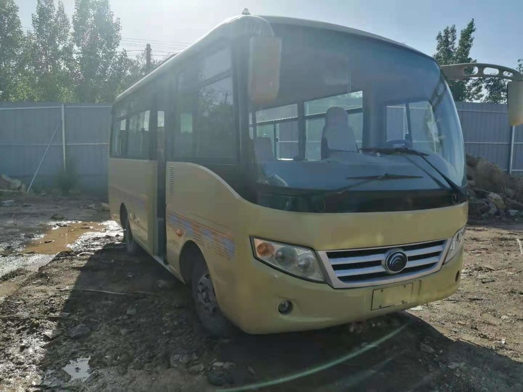 2010 Tahun 19 Kursi Bekas Model Bus Yutong ZK6608 Model Drive Tangan Kiri ZK6608 Tanpa Kecelakaan 2 Gandar