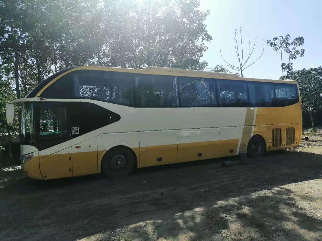 63 Kursi Bekas Yutong ZK6127H Bus Bekas Coach Bus 2011 Tahun Baru Kursi Mesin Diesel LHD Dalam Kondisi Baik