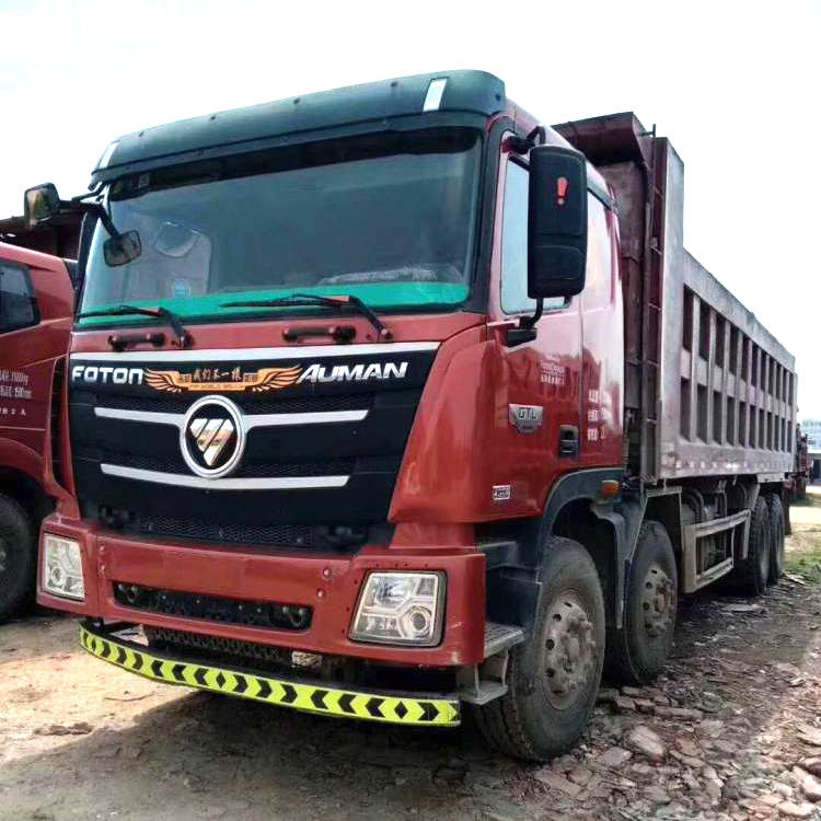 375HP China 6X4 8X4 FOTON AUMAN Dump Truck Digunakan 50 Ton LHD RHD Harga