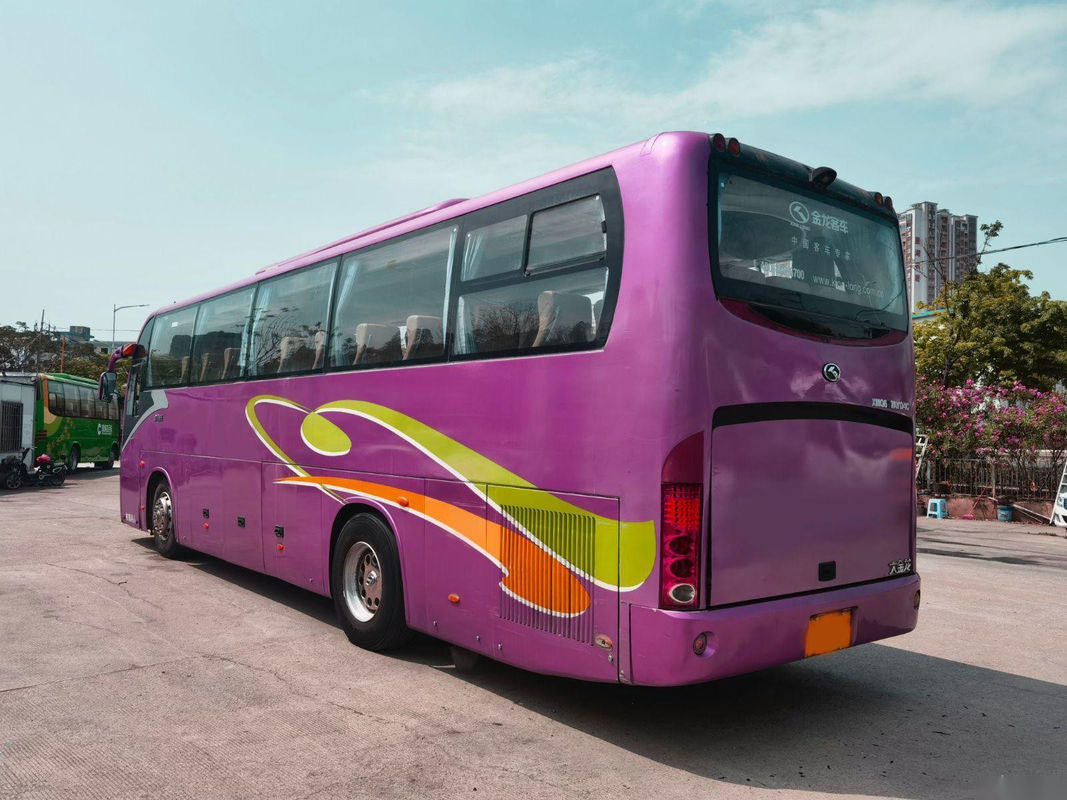 Bus Kinglong Bekas XMQ6117 44 Kursi Mesin Belakang Pintu Ganda Sasis Airbag Bekas Pelatih/Bus Tur