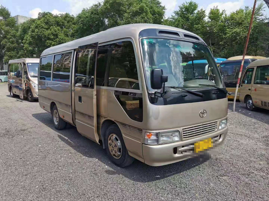 23 Kursi Bekas Coaster Bus Bekas Mini Bus Toyota Coaster Bus Dengan Mesin Bensin 3RZ Tahun 2012 Kemudi Tangan Kiri