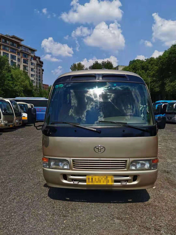 23 Kursi Bekas Coaster Bus Bekas Mini Bus Toyota Coaster Bus Dengan Mesin Bensin 3RZ Tahun 2012 Kemudi Tangan Kiri