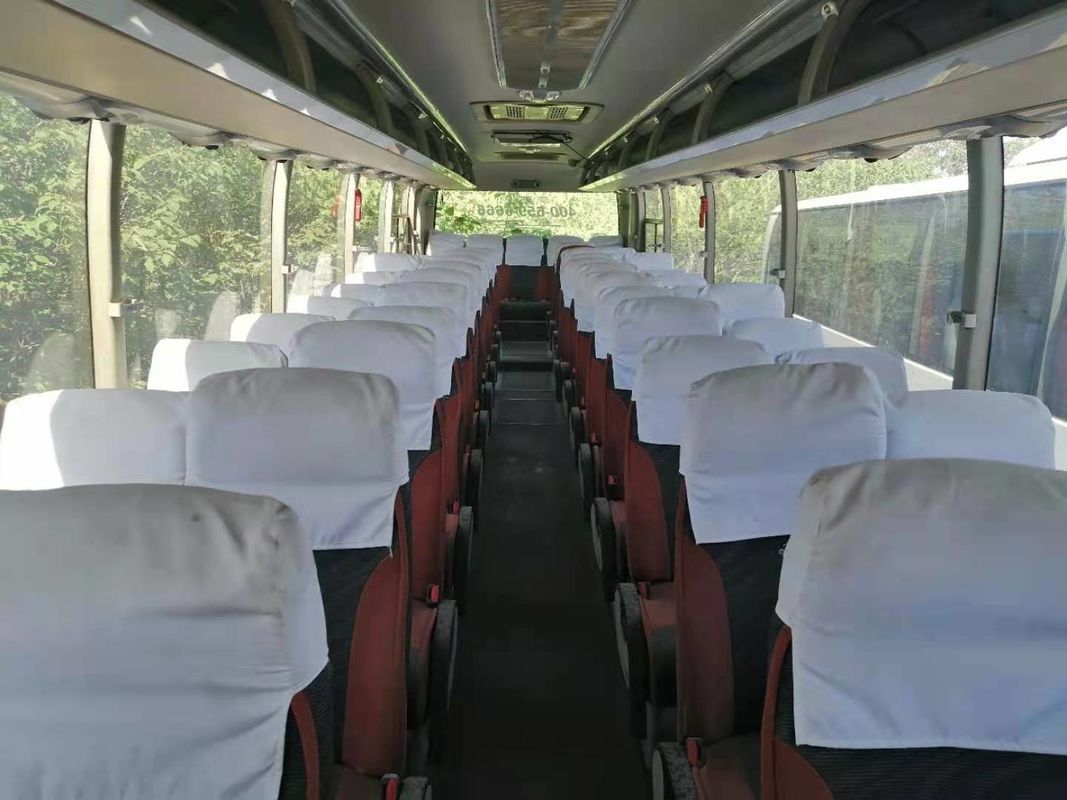 54 Kursi Bekas Yutong ZK6127 Bus Bekas Coach Bus 2014 Tahun Mesin Diesel Dalam Kondisi Baik