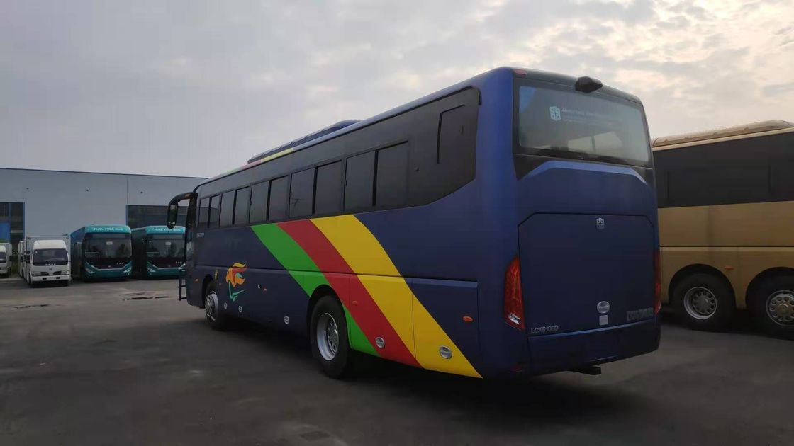Zhongtong LCK6108D Bus Baru 47 Kursi Panjang 10m Kondisi Baik Bus Eengine Depan 6 Silinder sejalan