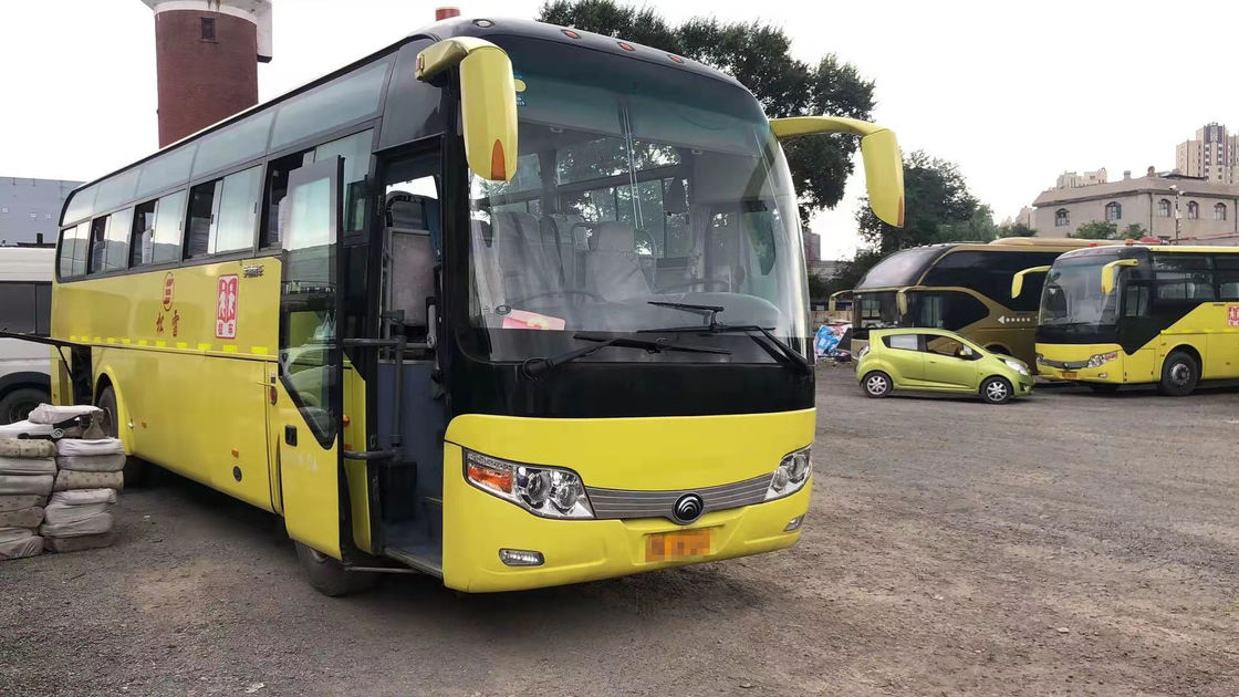 51 Kursi Bekas Yutong ZK6107 Bus Bekas Bus Coach 2012 Tahun 100km/H Kemudi LHD NO kecelakaan