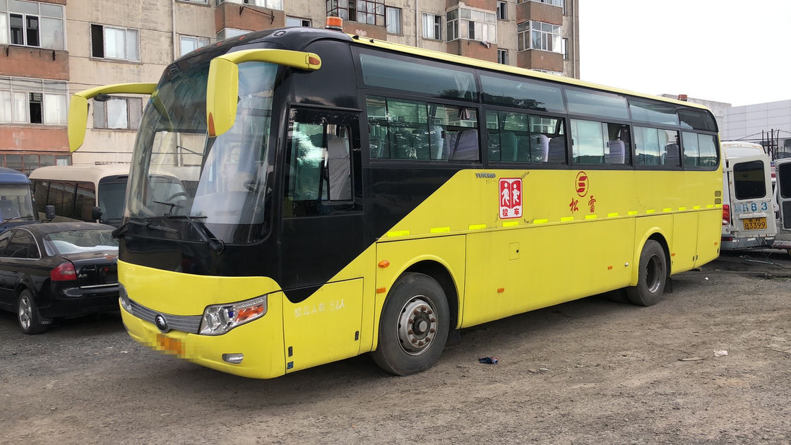 51 Kursi Bekas Yutong ZK6107 Bus Bekas Bus Coach 2012 Tahun 100km/H Kemudi LHD NO kecelakaan