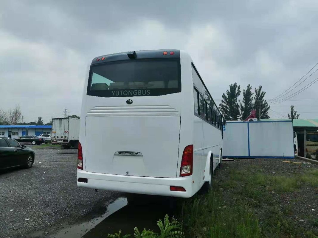 perbarui 54 Kursi 2014 Tahun Bekas Yutong Bus ZK6112D Mesin Diesel RHD Driver Steering No Accident