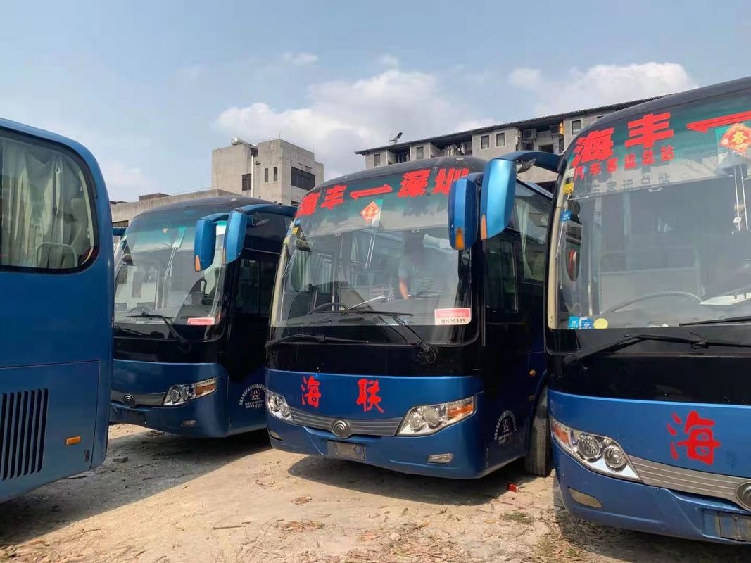 41 Kursi Bekas Yutong ZK6107 Bus Bekas Bus Coach 2013 Tahun 100km/H Kemudi LHD NO kecelakaan