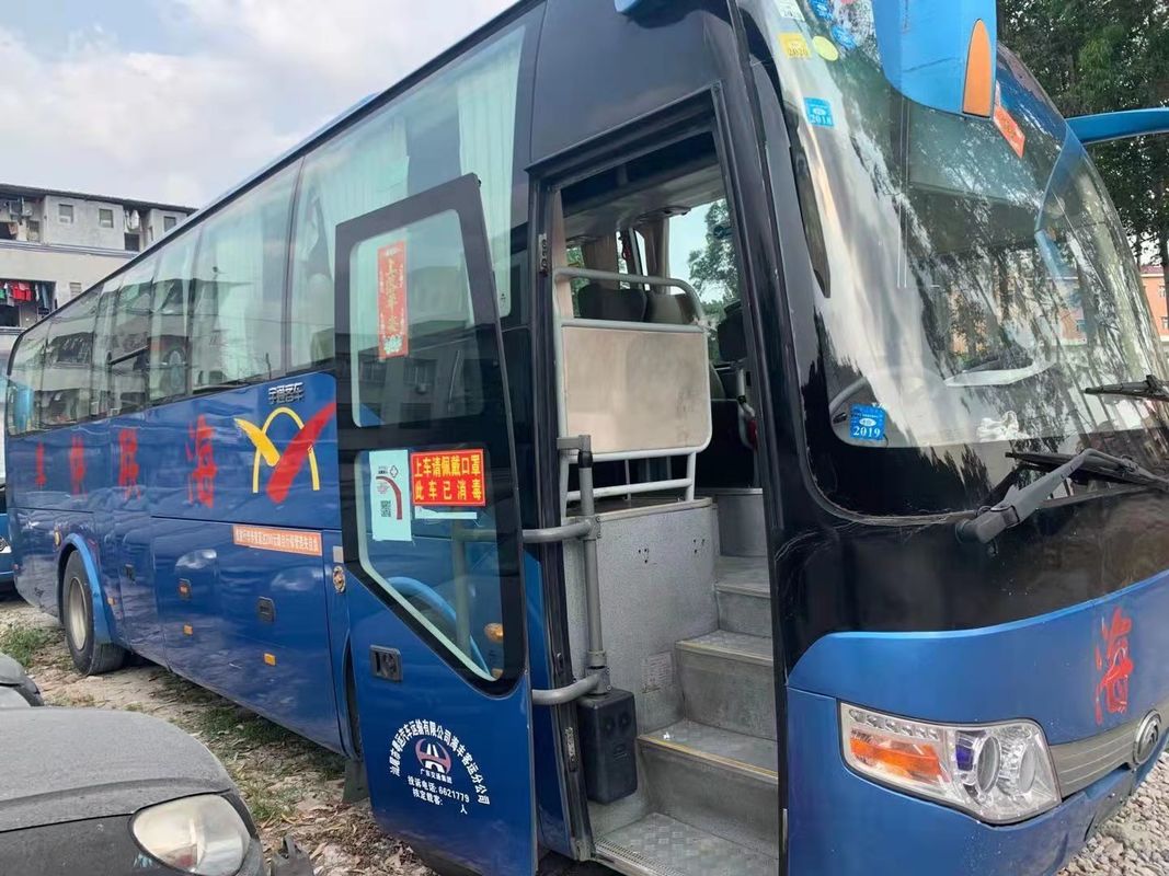 41 Kursi Bekas Yutong ZK6107 Bus Bekas Bus Coach 2013 Tahun 100km/H Kemudi LHD NO kecelakaan