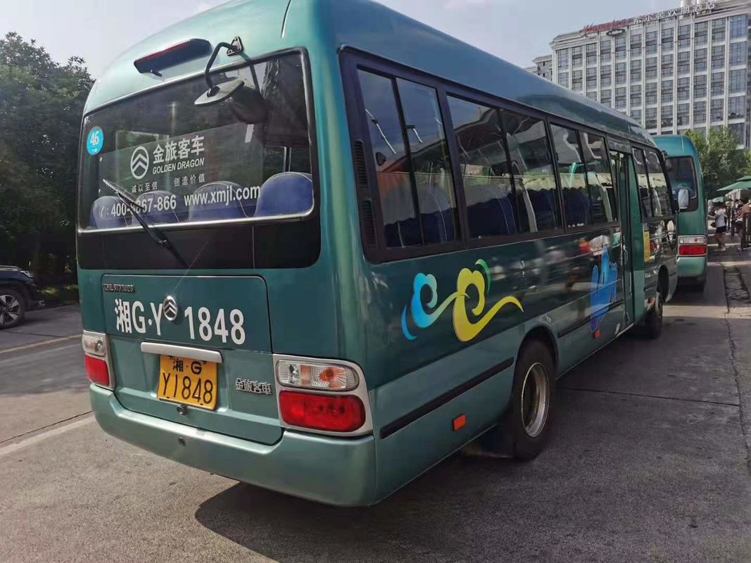 2015 Tahun 26 Kursi Bekas Golden Dragon Coaster Bus, Bus Coaster Bus Mini Bekas Dengan Mesin Hino