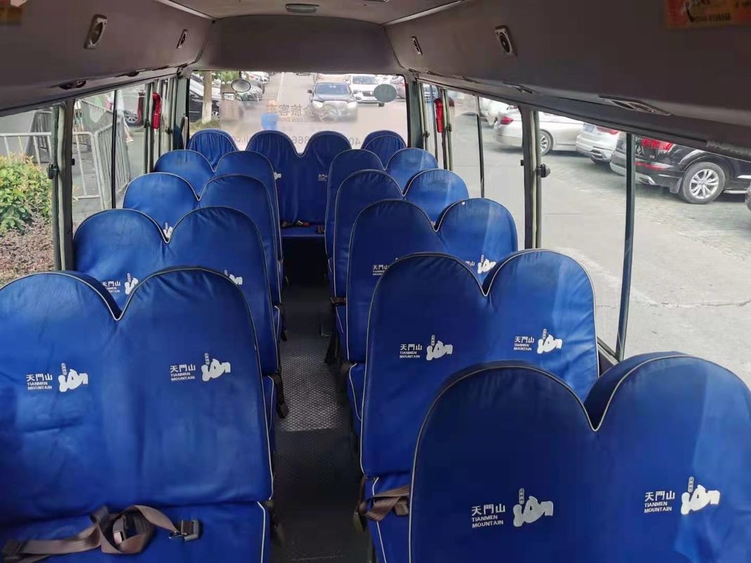 2015 Tahun 26 Kursi Bekas Golden Dragon Coaster Bus, Bus Coaster Bus Mini Bekas Dengan Mesin Hino