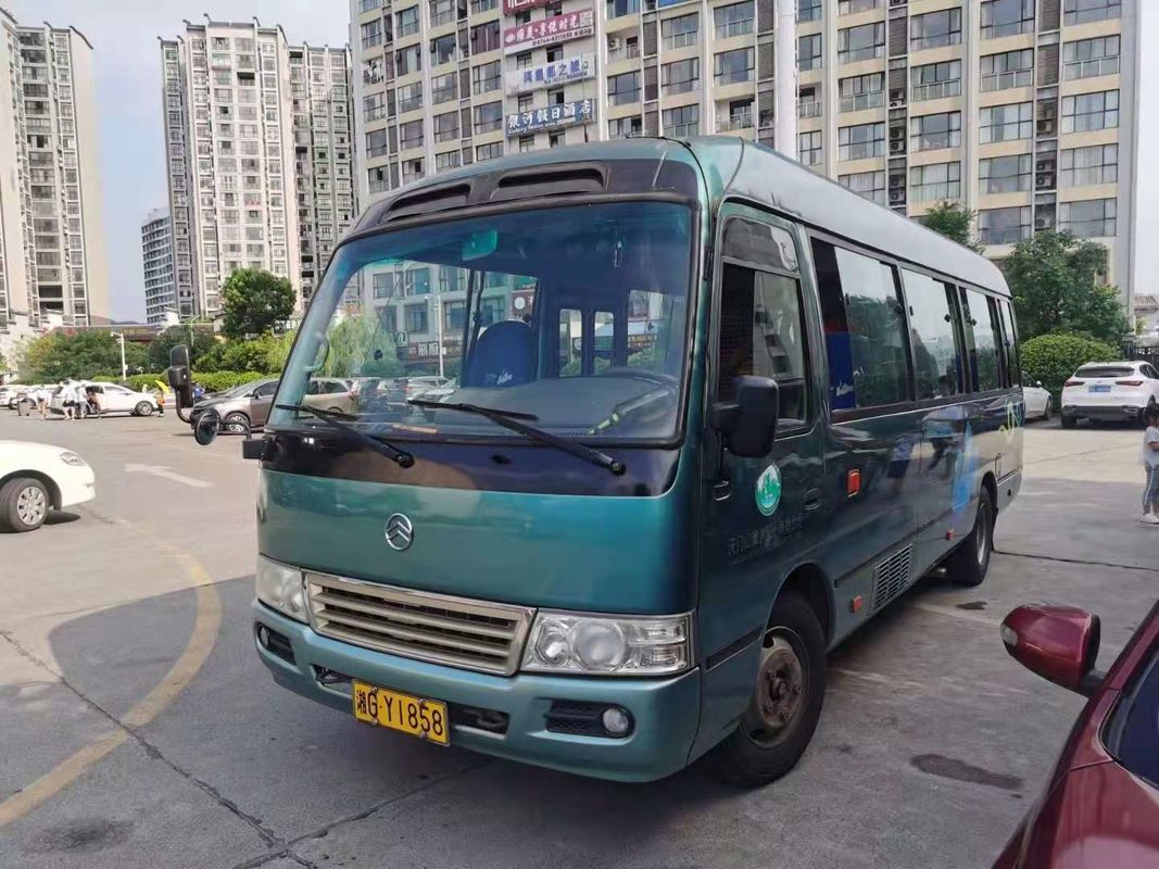 2015 Tahun 26 Kursi Bekas Golden Dragon Coaster Bus, Bus Coaster Bus Mini Bekas Dengan Mesin Hino