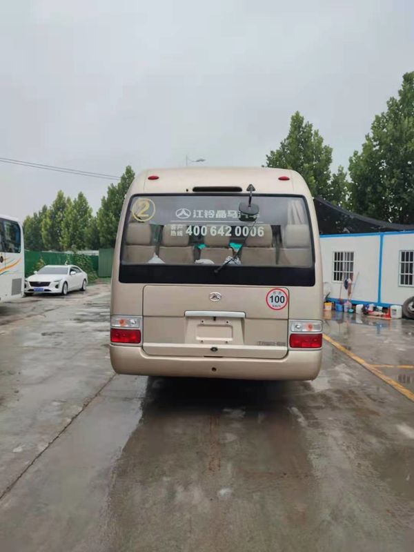 2020 Tahun 32 Kursi Bekas Jiangling Coaster Bus, Bus Coaster Bus Mini Bekas Dengan Kursi Bisnis Untuk Bisnis