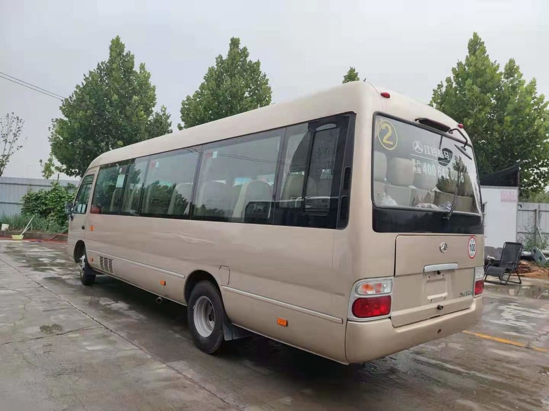 2020 Tahun 32 Kursi Bekas Jiangling Coaster Bus, Bus Coaster Bus Mini Bekas Dengan Kursi Bisnis Untuk Bisnis