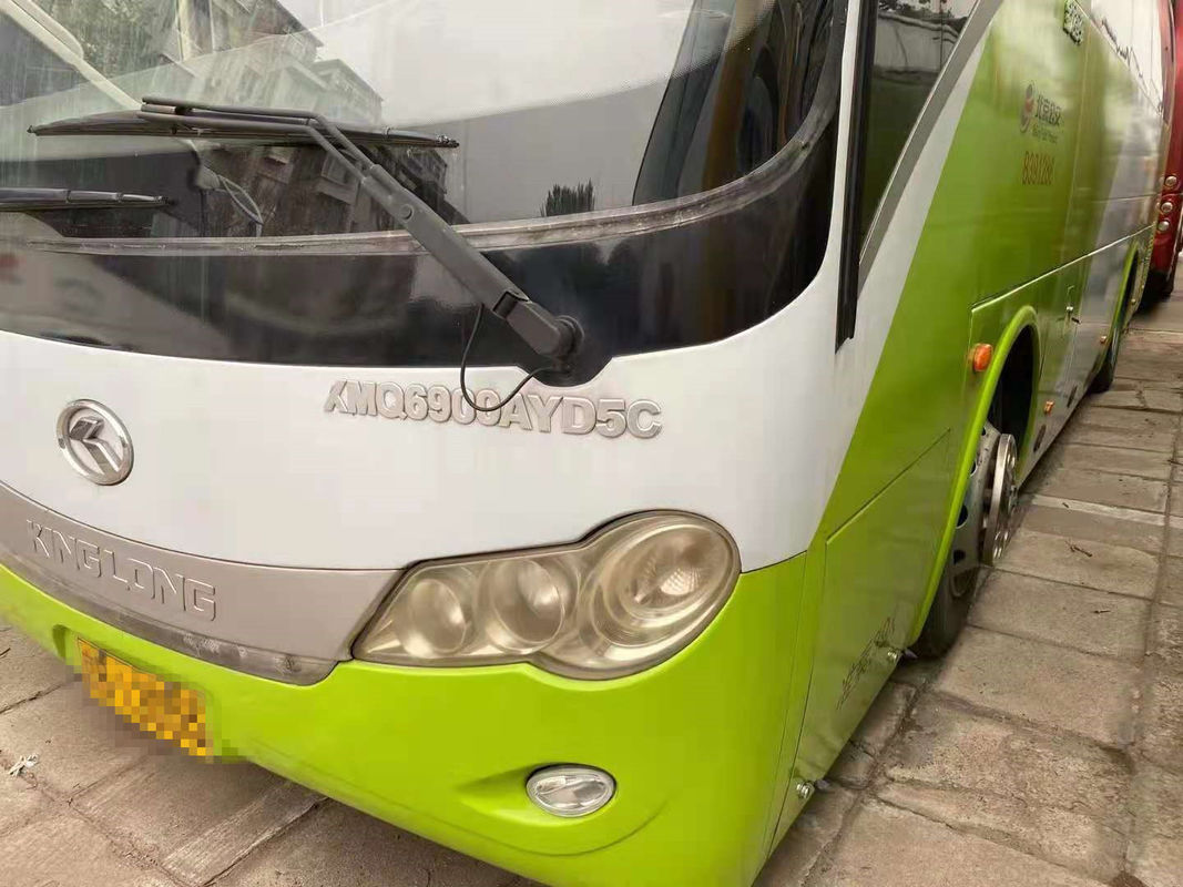 Baru Kedatangan 2011 Tahun Bekas King Long XMQ6900 Bus Pelatih 39 Kursi Bus Bekas Mesin Diesel Tanpa Kecelakaan Bus LHD