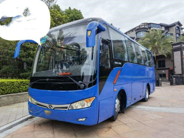 Bus Wisata Bekas Model XMQ6859 Merk Kinglong 35 Kursi Kilometer Rendah Euro III Bekas Mini Coach