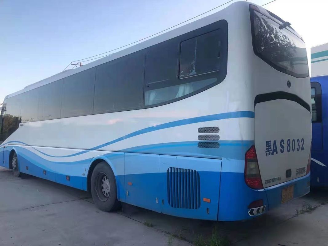 YUTONG BUS ZK6127 Bus Pelatih Bekas untuk Penjualan Bus Yutong Bekas 53 Kursi Harga Murah Mesin Belakang Kemudi Kiri