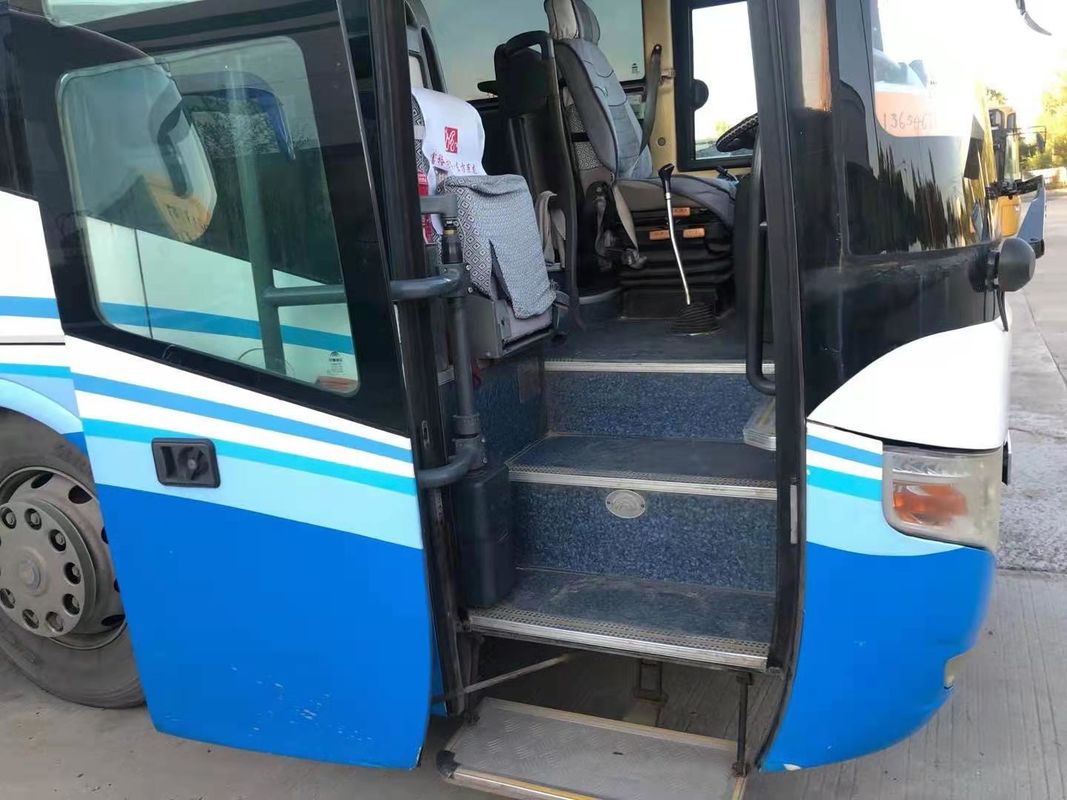 YUTONG BUS ZK6127 Bus Pelatih Bekas untuk Penjualan Bus Yutong Bekas 53 Kursi Harga Murah Mesin Belakang Kemudi Kiri