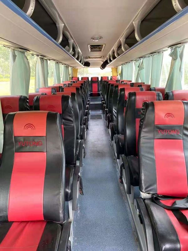 47 Kursi Bekas Yutong ZK6107 Bus Bekas Coach Bus 2009 Tahun 100km/H Kemudi LHD NO Kecelakaan