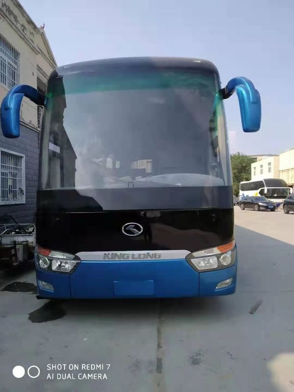 Tahun 2014 51 Kursi Digunakan Pelatih Penumpang King long XMQ6129 Model Power Kemudi Tangan Kiri