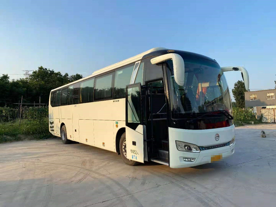 2019 Tahun 52 Kursi Bekas Pelatih Penumpang Merek Golden Dragon Model XML6122 Kemudi Tangan Kiri