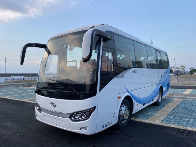 Bus Pelatih Bekas Kinglong Bekas 36 Kursi Manual Bus Penggerak Tangan Kiri Merek XMQ6829