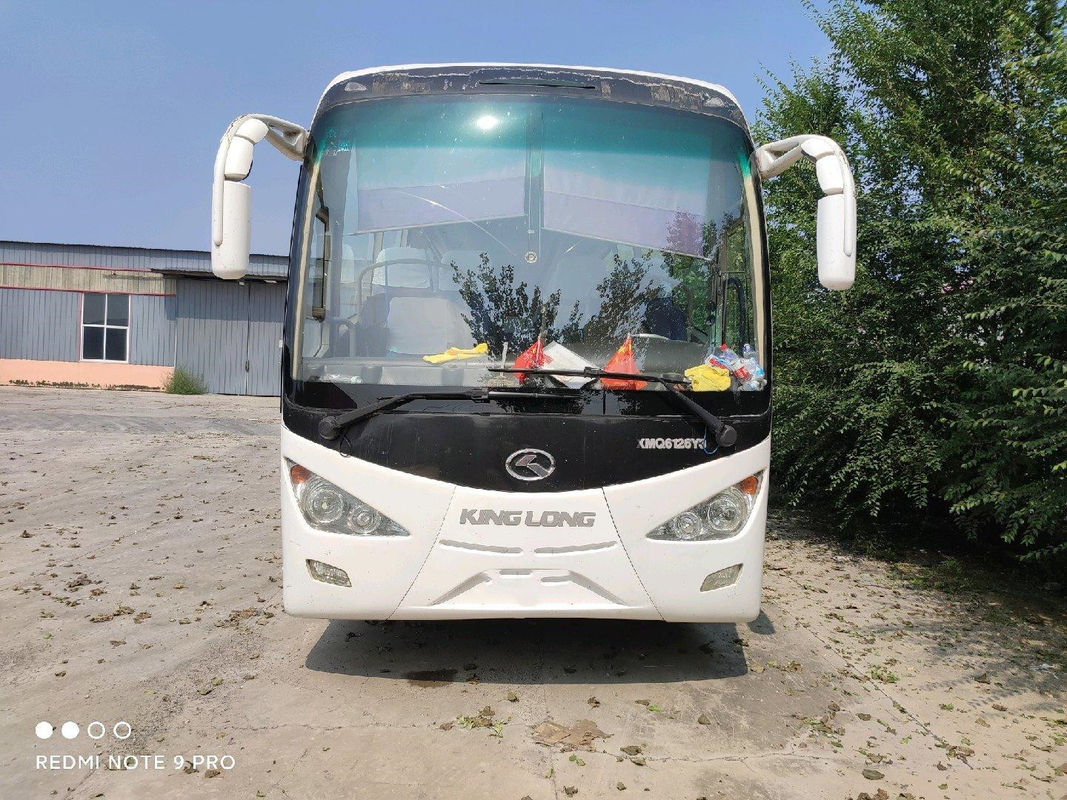 Kinglong 55 Seats Leaf Spring Suspension XMQ6126 Digunakan Bus Pelatih Penumpang Kota Antar-Jemput Untuk Dijual
