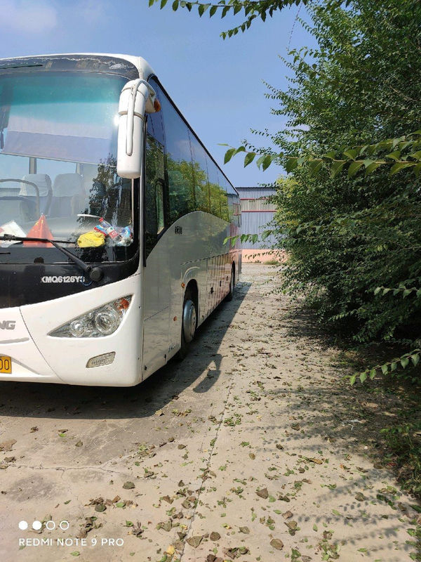 Kinglong 55 Seats Leaf Spring Suspension XMQ6126 Digunakan Bus Pelatih Penumpang Kota Antar-Jemput Untuk Dijual