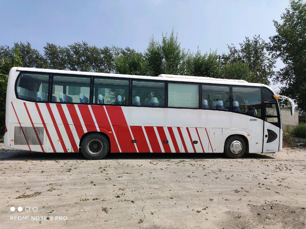 Kinglong 55 Seats Leaf Spring Suspension XMQ6126 Digunakan Bus Pelatih Penumpang Kota Antar-Jemput Untuk Dijual