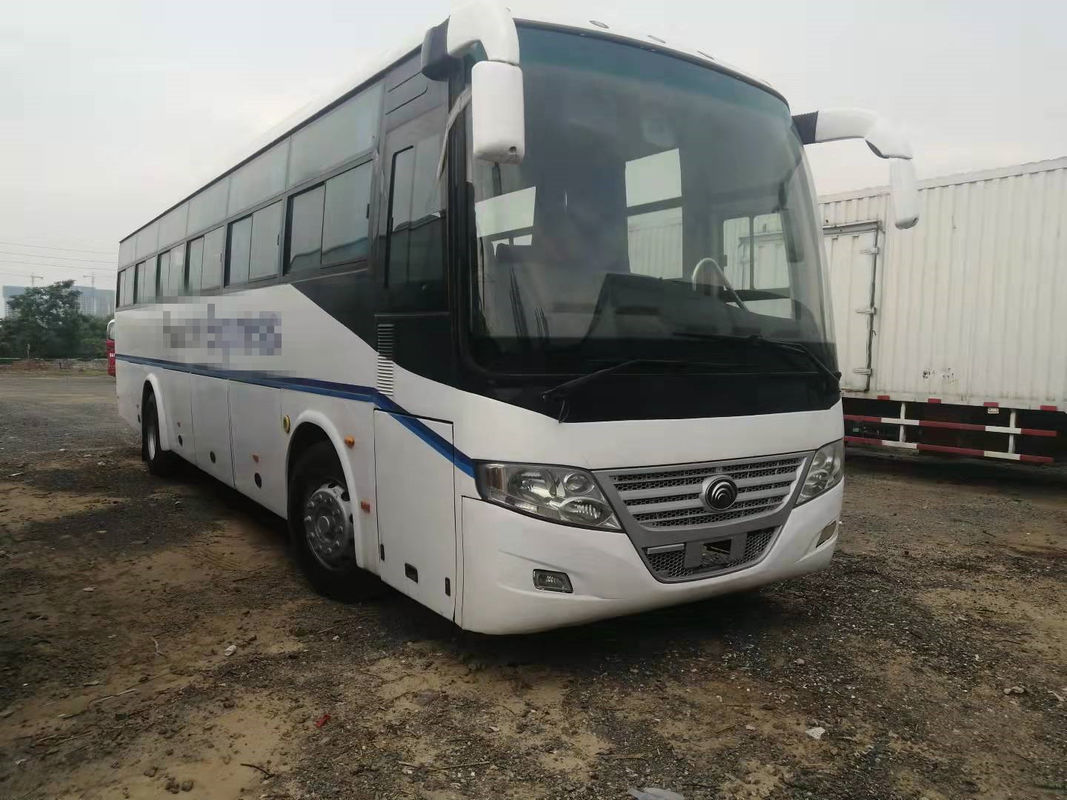 54 Kursi Tahun 2014 Digunakan Bus Depan Mesin RHD Driver Steering Digunakan Yutong Bus ZK6112D Tanpa Kecelakaan