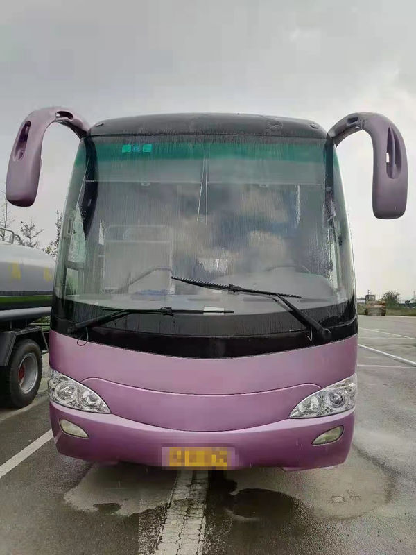 2009 Tahun 53 Kursi Bus Bekas Bekas Yutong ZK6129HD Bus Pelatih Bekas Dengan Mesin Diesel AC