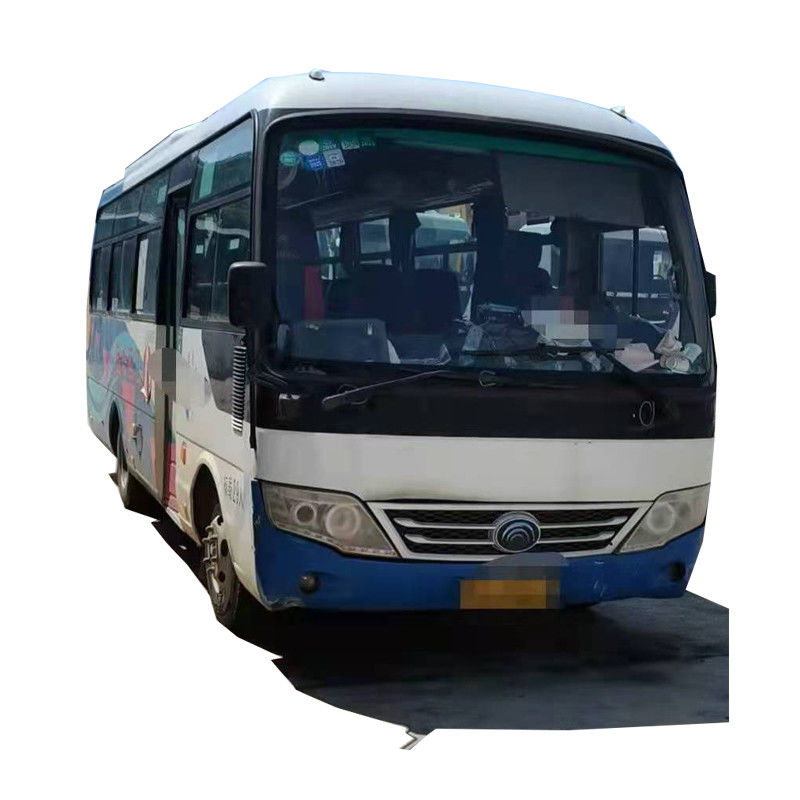 2014 Tahun 28 Kursi Bus Bekas Bekas Bus Pelatih Yutong ZK6729 Dengan Mesin Diesel Untuk Pariwisata