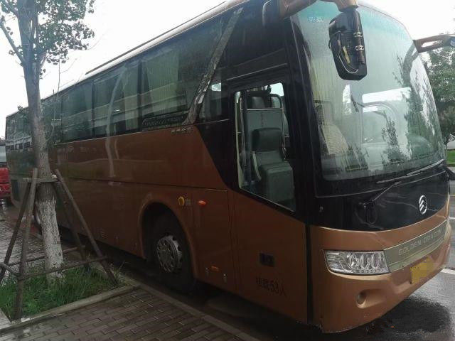 Tahun 2014 53 Kursi Bekas Golden Dragon Bus Bekas Bus Pelatih Penumpang XML6127 Kemudi Tangan Kiri