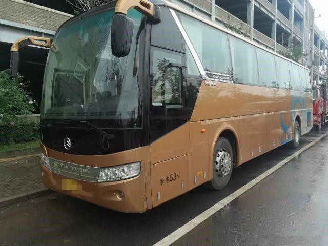 Tahun 2014 53 Kursi Bekas Golden Dragon Bus Bekas Bus Pelatih Penumpang XML6127 Kemudi Tangan Kiri