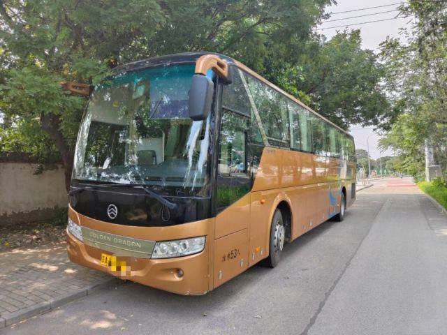 Tahun 2014 53 Kursi Bekas Golden Dragon Bus Bekas Bus Pelatih Penumpang XML6127 Kemudi Tangan Kiri