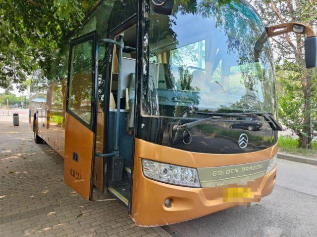 Tahun 2014 53 Kursi Bekas Golden Dragon Bus Bekas Bus Pelatih Penumpang XML6127 Kemudi Tangan Kiri
