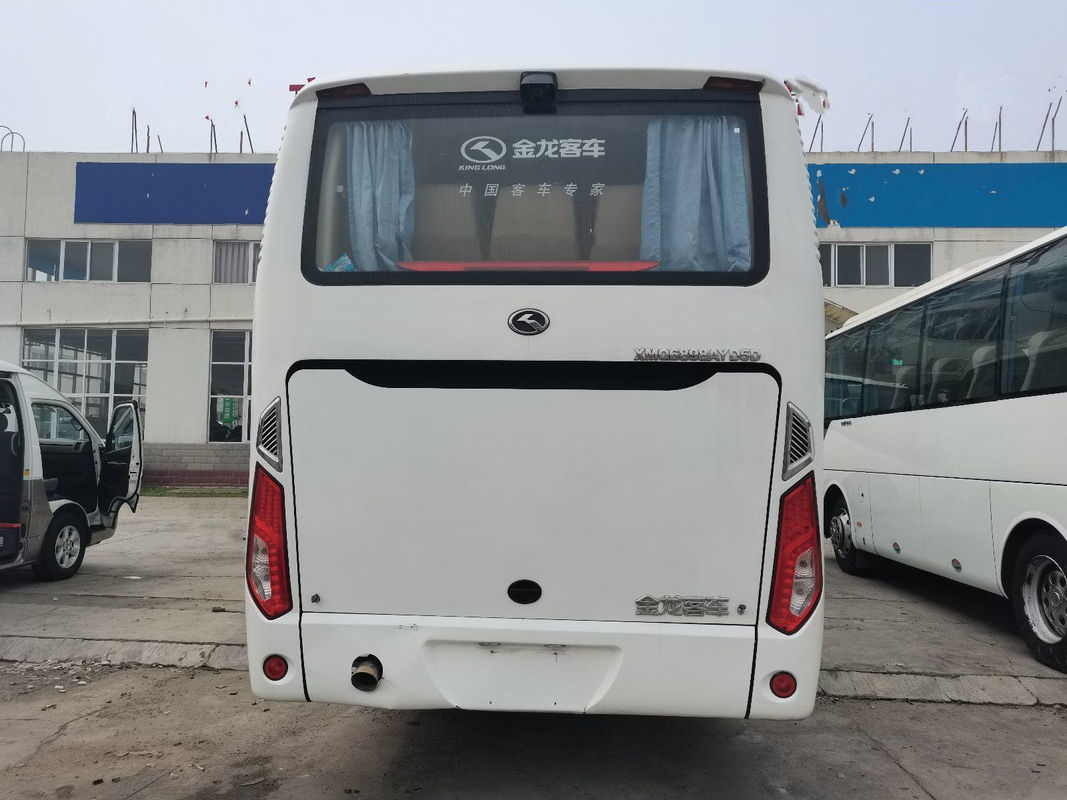 2017 Tahun 39 Kursi Bus Bekas King Long XMQ6898 Coach Bus LHD Bus Mesin Diesel Tidak Ada Kecelakaan