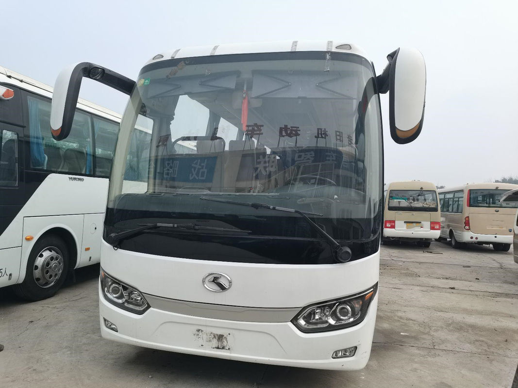 2017 Tahun 39 Kursi Bus Bekas King Long XMQ6898 Coach Bus LHD Bus Mesin Diesel Tidak Ada Kecelakaan