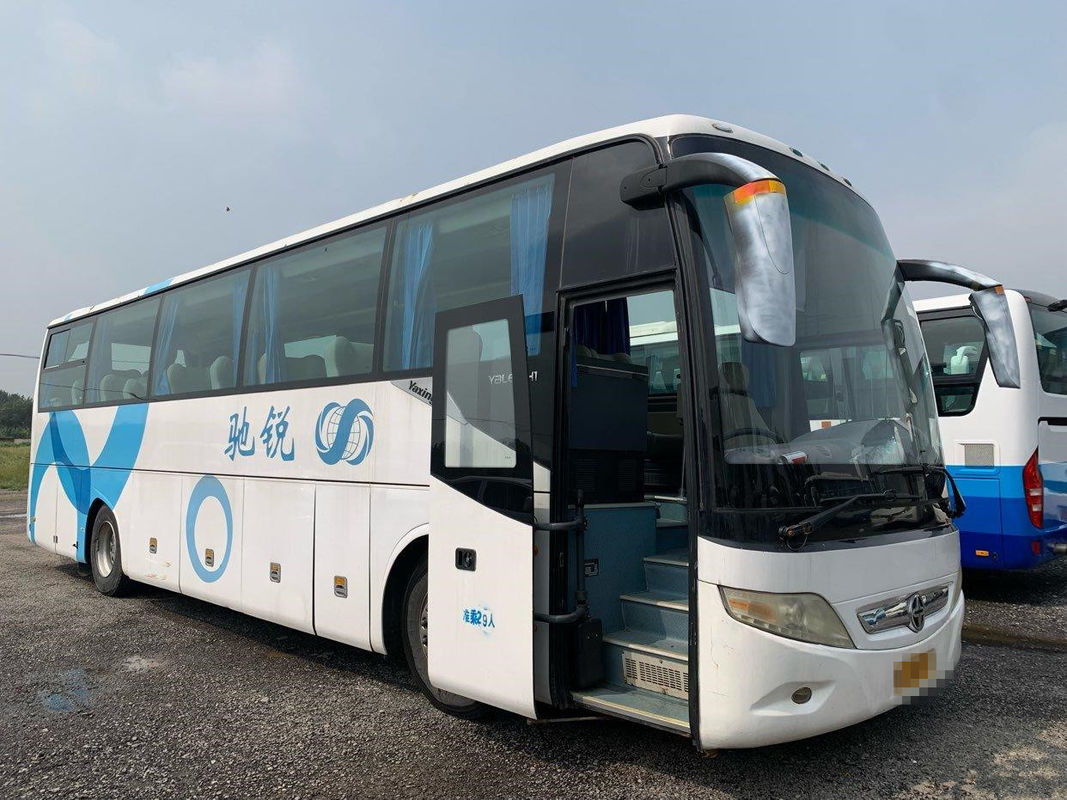 29 Kursi Mewah 2012 Tahun Bekas Bus Asiastar YBL6111H1 RHD Kemudi Bekas Bus Pelatih Mesin Diesel