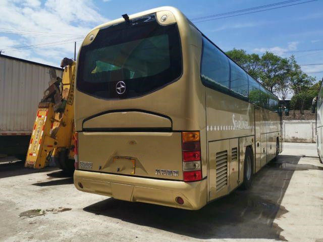 Bus Tamasya Mesin Weichai Belakang Pintu Ganda Merek Beifang Bus Wisata Bekas BJF6120