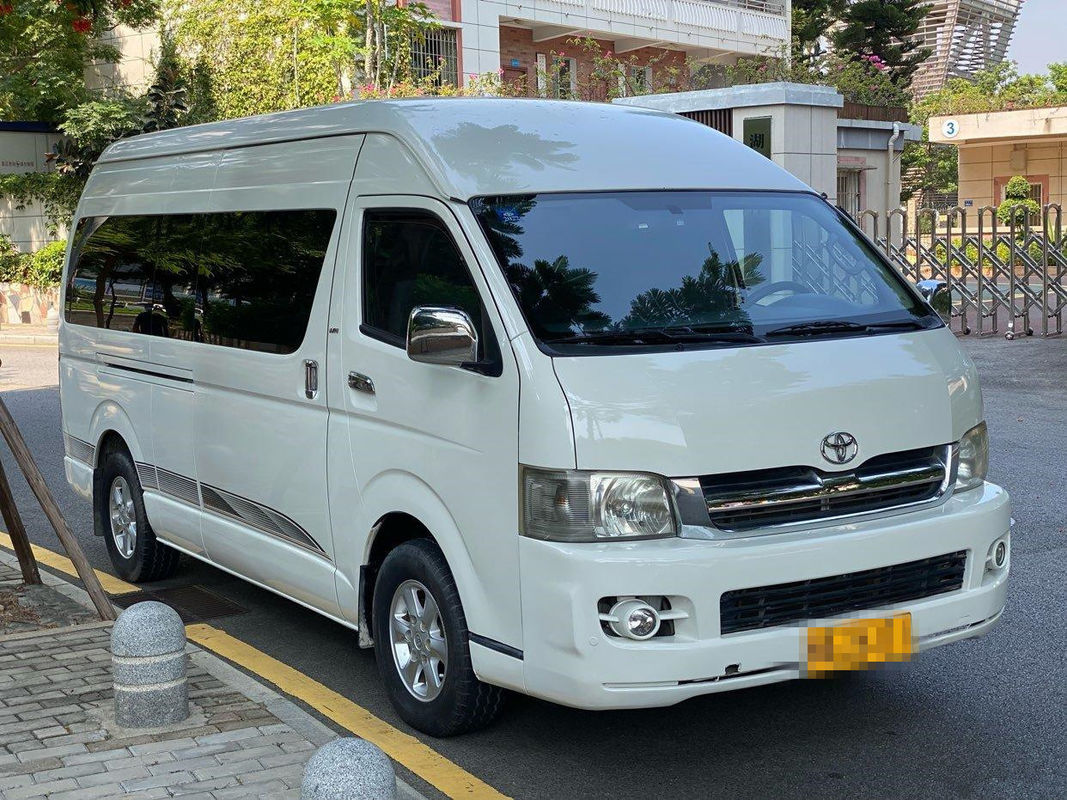 Atap Tinggi 2005 Tahun 13 Kursi Bensin Bekas Toyota Hiace Bekas Mini Bus Transmisi Otomatis