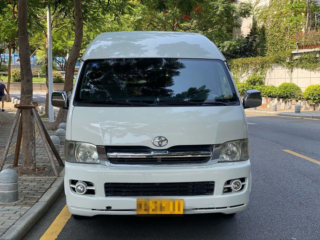 Atap Tinggi 2005 Tahun 13 Kursi Bensin Bekas Toyota Hiace Bekas Mini Bus Transmisi Otomatis