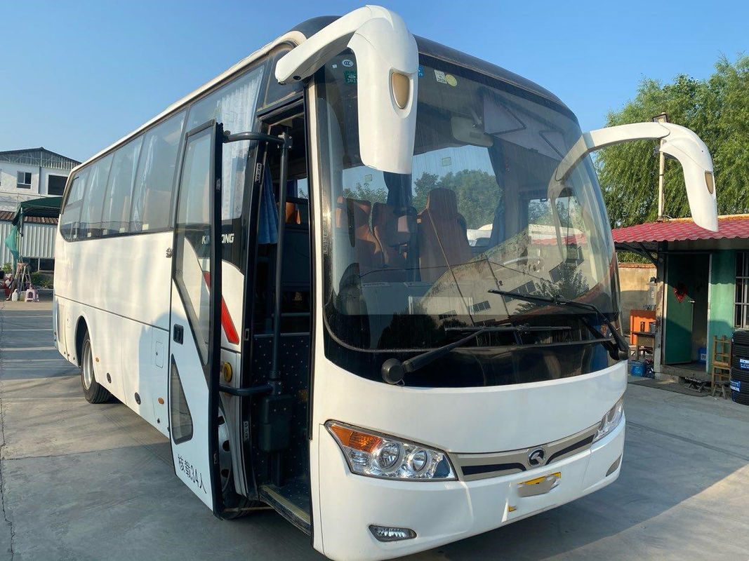 Bus Wisata Bekas Kinglong XMQ6802 Bus Bekas 34 Kursi Mesin Yuchai Euro 5 Sasis Baja Berkualitas Tinggi