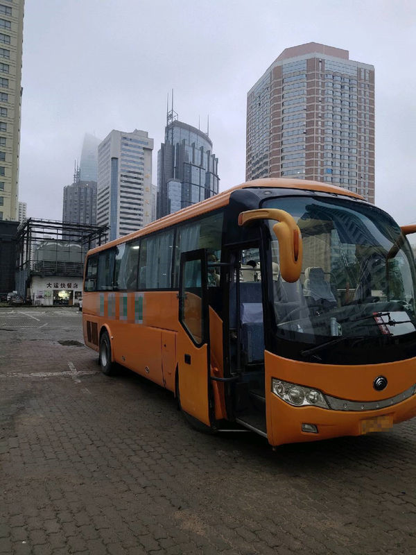2011 Tahun 43 Kursi LHD Kemudi Bekas Yutong ZK6107 Bus Bekas Bus Coach 100km/H