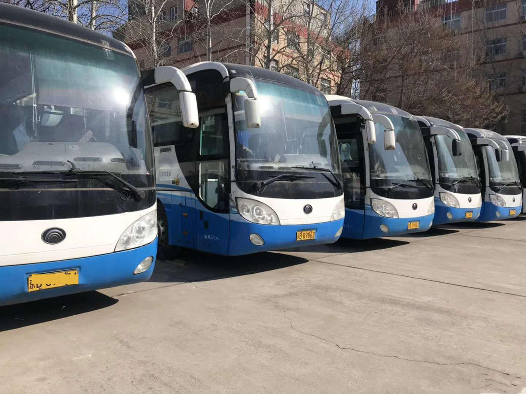 2011 Tahun 51 Kursi LHD Steering Digunakan YUTONG Bus ZK6120 Digunakan Coach Bus Mesin Diesel