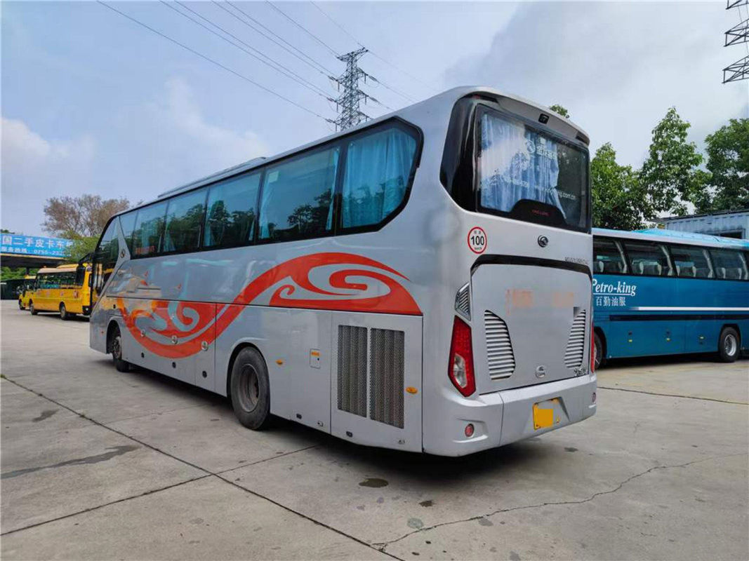 Digunakan Kinglong Coach XMQ6125 Mini Coach Bus 51 Kursi Weichai Mesin Belakang Bus Coach Aksesoris Dengan Yutong Lebih Tinggi
