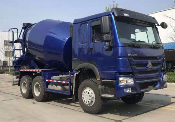 HOWO 8 Meter Kubik Truk Pengaduk Beton 6x4 Merek Baru Sinotruck 371hp 8cbm